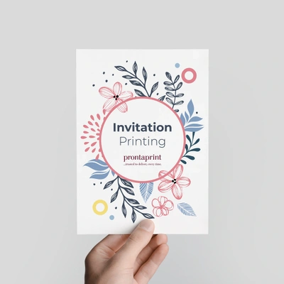 An example of a finished invitation 