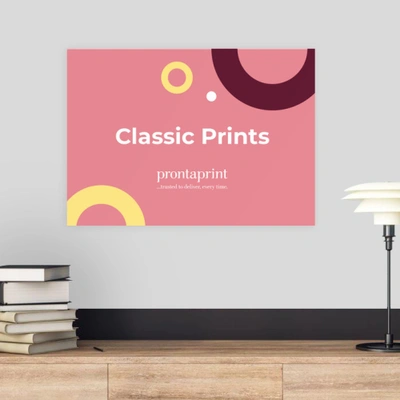 An example of what a classic print would look like on a wall.