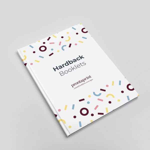 An example of a finished hardback book