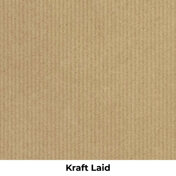 Example of kraft laid sticker stock