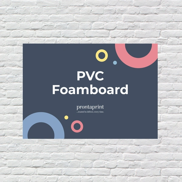 An example of a finished PVC foamboard