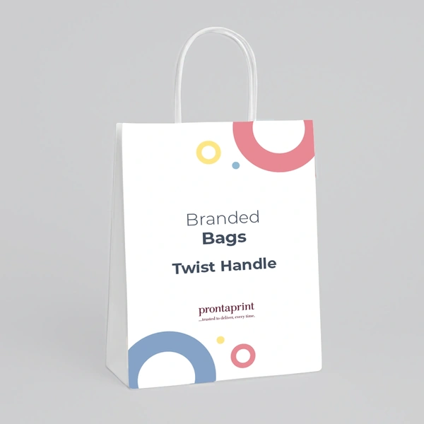 An example of a finished twist handle bag